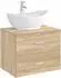 vidaXL Waschbecken Metall chrom 59x35x21cm (890218)