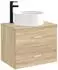 vidaXL Waschbecken matt schwarz 40,5x40,5x15,5cm (890241)