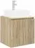 vidaXL Wandmontierter Waschtisch Sonoma-Eiche 49,5x41x62,5cm