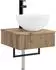 vidaXL Wandmontiertes Waschbecken Artisan-Eiche 40x41x40,5 cm