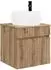 vidaXL Wandmontierte Waschbecken-Vanität Artisan-Eiche 49x44,5x66cm (890621)
