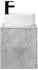 vidaXL Wandmontierter Waschtischunterschrank betongrau 49x44,5x65cm (890595)