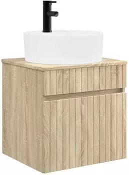 vidaXL Wandmontierter Waschtischunterschrank Sonoma-Eiche (890594)
