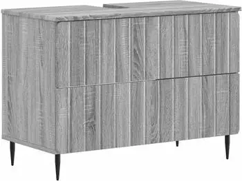 vidaXL ZWOLLE Waschbeckenschrank Sonoma-grau 82x41x58,5cm