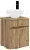 vidaXL Wandmontierter Waschtischunterschrank Artisan-Eiche 39x35x63cm