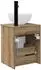 vidaXL Wandmontierter Waschtischunterschrank Artisan-Eiche 39x35x63cm