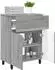 vidaXL Waschtisch Sonoma-Grau 60x35x80cm Holzwerkstoff
