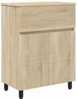 vidaXL Waschtisch Sonoma-Eiche 60 x 35 x 80 cm Holzwerkstoff