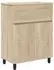 vidaXL Waschtisch Sonoma-Eiche 60x35x80cm Holzwerkstoff