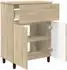 vidaXL Waschtisch Sonoma-Eiche 60x35x80cm Holzwerkstoff