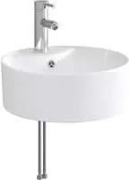 vidaXL Waschbecken mit Wasserhahn und Abfluss Chrom