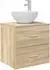 vidaXL Hänge-Waschtischunterschrank 2 Schubladen Sonoma-Eiche 49,5x41x64,5cm