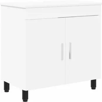 vidaXL Waschtisch wei&szlig; 60x35x60cm Holzwerkstoff