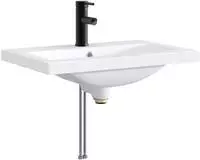 vidaXL Waschbecken f&uuml;rs Badezimmer Matt Schwarz 61 x 40 x 16,5 cm
