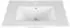 Comad Edmé Waschtisch 81cm, 2 Schubladen, dunkle Holzoptik