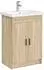 vidaXL Waschbecken chrom, Metall, 61x40x16,5cm (890234)