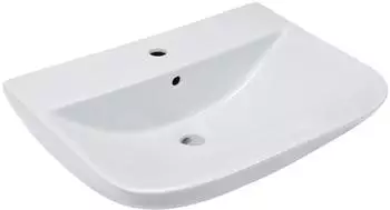 sanicomfort Rivo Waschbecken wandh&auml;ngend, Keramik, wei&szlig; matt, 60x45cm (1273701)