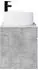 vidaXL Wandmontierter Waschtisch betongrau 49x44,5x66cm