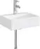 vidaXL Waschbecken mit Wasserhahn und Abfluss, Metall, chrom (890220)