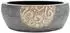 vidaXL Aufsatzwaschbecken schwarz und braun, rund, Ø41x14cm, Keramik (155060)