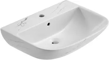 sanicomfort Rivo Waschbecken wandh&auml;ngend, Keramik, marmor, 60x45cm