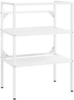 vidaXL Waschtischgestell wei&szlig; 59x38x83cm Eisen (338485)