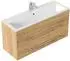 Posseik Portus 1000 SlimLine Badmöbel-Set 100cm, eiche gold