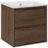 Comad Edmé Waschtischunterschrank 50cm, dunkles Holz