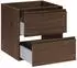 Comad Edmé Waschtischunterschrank 50cm, dunkles Holz