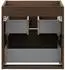 Comad Edmé Waschtischunterschrank 50cm, dunkles Holz