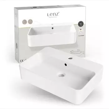 Lenz Elektronik VALEA Waschtisch wei&szlig; 56x38,5cm KeepClean (41010261)
