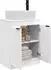 vidaXL Waschtischunterschrank mit Waschbecken, Holzwerkstoff, 53x35x100cm