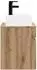 vidaXL Wandmontiertes Waschbeckenunterschrank mit Becken 39x41x62,5cm