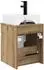 vidaXL Wandmontiertes Waschbeckenunterschrank mit Becken 39x41x62,5cm