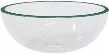 vidaXL Waschbecken Hartglas transparent 30x12cm (345235)