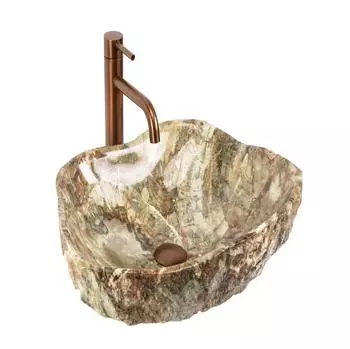 Rea Aufsatzwaschbecken Isla Canyon 49&times;37cm Artificial Stone (REA-U7884)