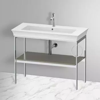 Duravit White Tulip Metallkonsole, bodenstehend, 984x450mm, steingrau seidenmatt (WT4544R9292)