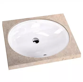 Rea Niva Oval Unterbauwaschbecken wei&szlig; 59,5&times;40,5cm (REA-U3588)