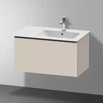 Duravit ME by Starck M&ouml;belwaschtisch asymmetrisch, 1 Hahnloch, mit &Uuml;berlauf (234683AA00)