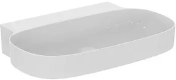 Ideal Standard Linda-X Waschtisch wandhängend, ohne Hahnloch, ohne Überlauf, 750x500x135mm (T4398MA)
