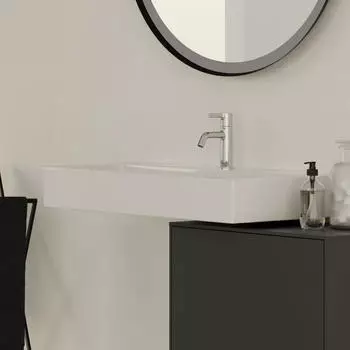 Ideal Standard Extra Waschtisch 1 Hahnloch, mit &Uuml;berlauf, seidenwei&szlig; (R0537V1)