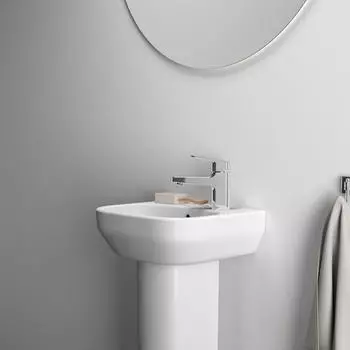 Ideal Standard i.life A Handwaschbecken 350mm, 1 Hahnloch rechts, weiß (T466901)
