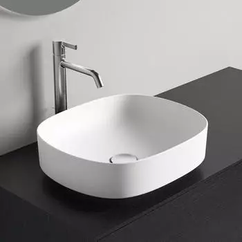 Ideal Standard Linda-X Aufsatzwaschtisch, ohne Hahnloch, ohne Überlauf (T4400V1)