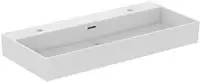 Ideal Standard Extra Waschtisch 101,5 cm, je 1 Hahnloch mit &Uuml;berlauf, Badkeramik,