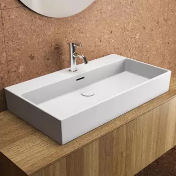 Ideal Standard Extra Wandwaschtisch 815mm, 1 Hahnloch, seidenwei&szlig; matt (R0547V1)