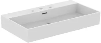 Ideal Standard Extra Waschtisch 3 Hahnl&ouml;cher, mit &Uuml;berlauf, 815x450mm (R0545MA)