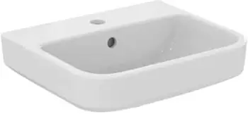 Ideal Standard i.life B Handwaschbecken 450mm, 1 Hahnloch, mit &Uuml;berlauf (T4610MA)