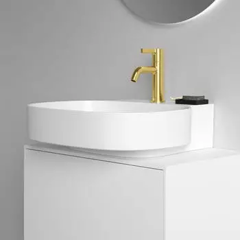 Ideal Standard Linda-X Waschtisch, 1 Hahnloch, ohne &Uuml;berlauf (T4985MA)