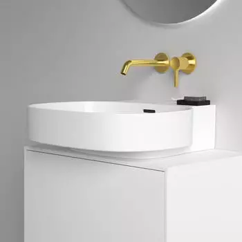 Ideal Standard Linda-X Waschtisch ohne Hahnloch, mit &Uuml;berlauf (T4982MA)