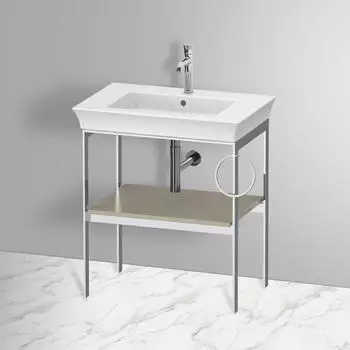 Duravit White Tulip Metallkonsole bodenstehend 684x450x760mm, taupe seidenmatt (WT4543R6060)
